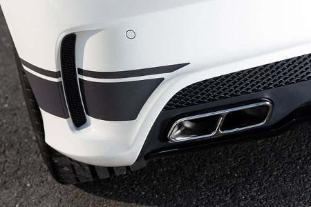 Mercedes A45 AMG Edition 1, Auspuff, Endrohr
