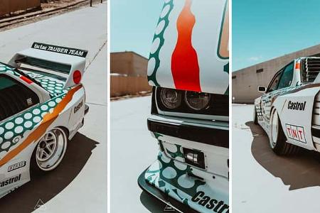 BMW E30 DTM Nachbau Kyza Mush Tic Tac USA M3