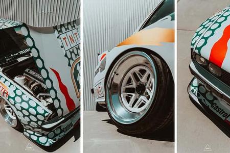BMW E30 DTM Nachbau Kyza Mush Tic Tac USA M3