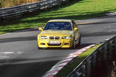 Rundenzeit-Entwicklung Nordschleife, BMW M3 E46