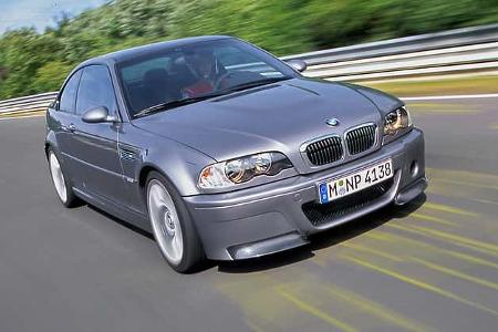 Rundenzeit-Entwicklung Nordschleife, BMW M3 E46 CSL 