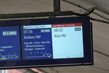 Die Absperrung eines großen Teils der Kölner Innenstadt dürfte den Bahnverkehr stark beeinträchtigen. 