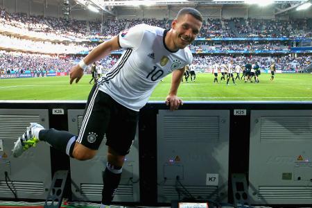130 Einsätze: Lukas Podolski