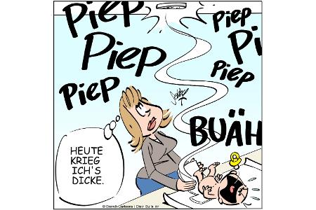 Cartoons zu trendigen Themen