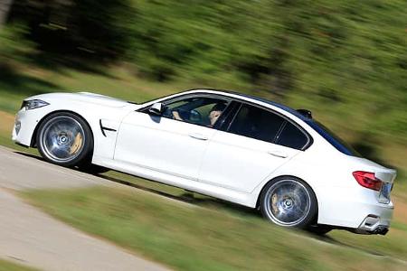 BMW M3 Competition, Seitenansicht