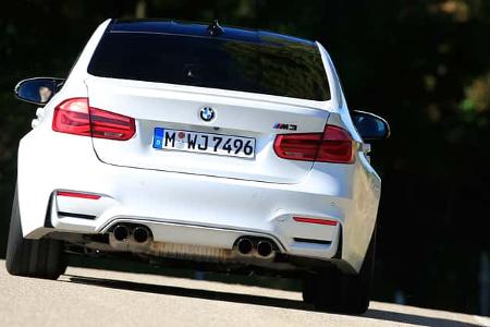 BMW M3 Competition, Heckansicht