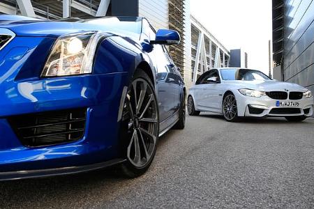 BMW M3 Competition, Cadillac ATS-V, Frontansicht