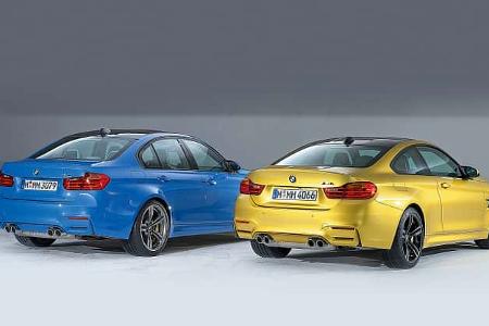 BMW M3 und M4, Heckansicht
