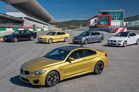 BMW M3, BMW M4, Generationen