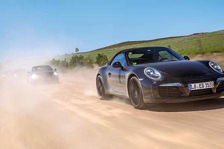 Porsche 911 Facelift, Abstimmungsfahrt