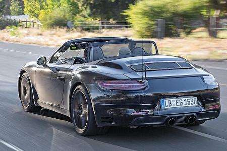 Porsche 911 Facelift, Abstimmungsfahrt