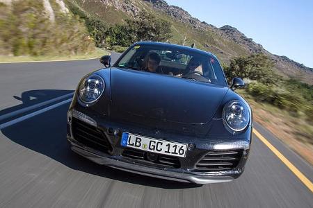 Porsche 911 Facelift, Abstimmungsfahrt