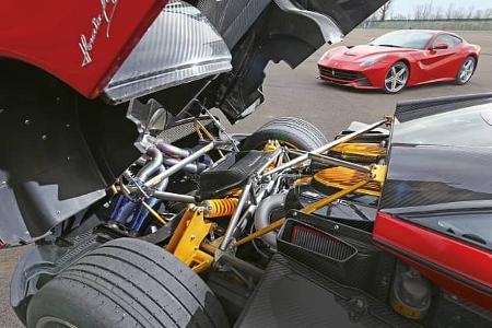 Pagani Huayra, Motor, Motorhaube