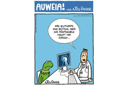 Alltäglicher Humor und Vögel
