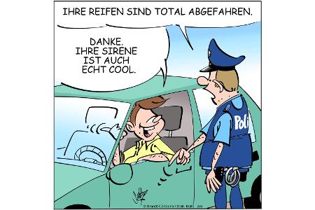 Cartoons zu trendigen Themen