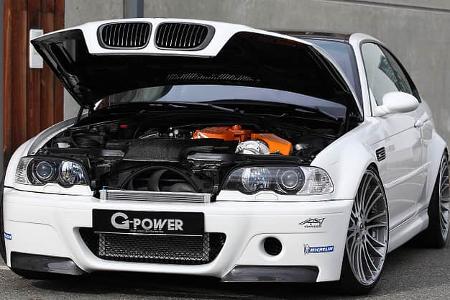 G-Power BMW M3 E46, Motorhaube, Motor