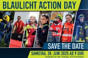 Verpasse es nicht! Blaulicht-Action-Day am 28. Juni in Einbeck - Dein Platz wartet!