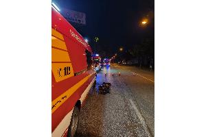 Die Feuerwehr Frankenthal bei einem Einsatz in der Wormser Straße. Foto: Feuerwehr Frankenthal