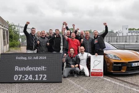 Porsche Panamera Nürburgring-Nordschleife Rekordfahrt