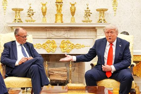 Die Chemie zwischen Trump und Merz stimmt.