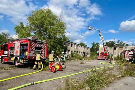 Blick auf die Einsatzstelle nach den Maßnahmen
Foto: Feuerwehr Essen