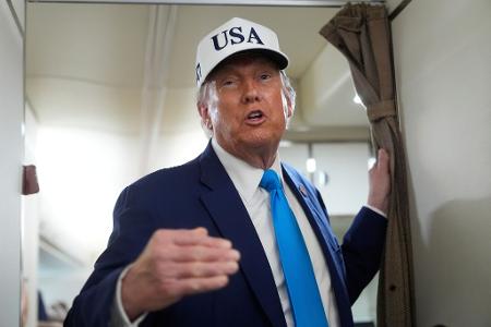 Trump hatte auf einem Flug über die Lieferung seltener Erden aus China gesprochen. 