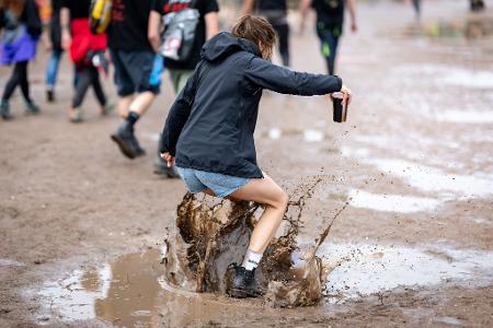 Beim Open-Air-Festival 