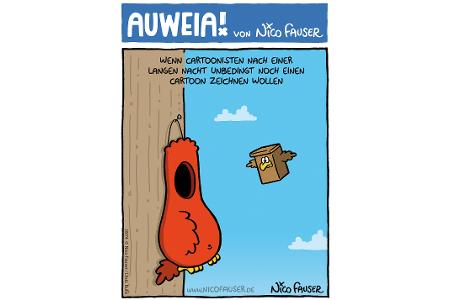 Alltäglicher Humor und Vögel