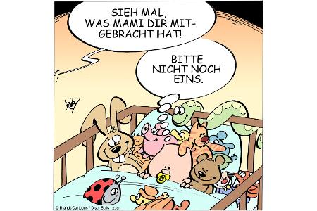Cartoons zu trendigen Themen