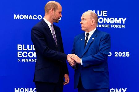 In Monaco: Prinz William ruft die Welt zum In Monaco: Prinz William ruft die Welt zum