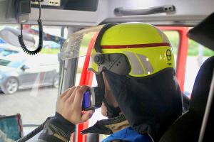 Pkw-Brand auf der A3