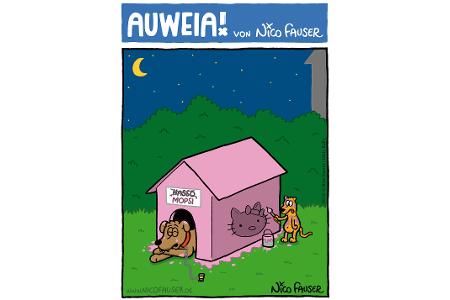 Alltäglicher Humor und Vögel