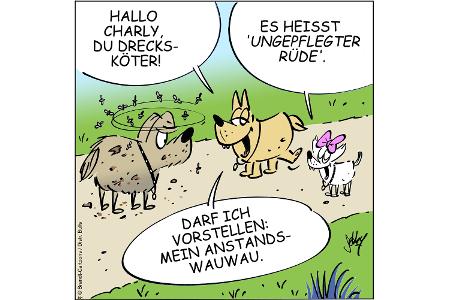 Cartoons zu trendigen Themen
