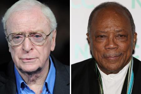 Michael Caine und Quincy Jones