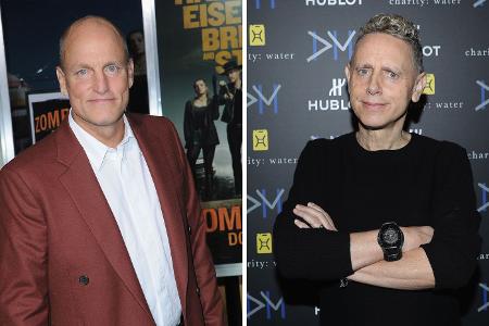 Woody Harrelson und Martin Gore