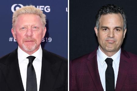 Boris Becker und Mark Ruffalo