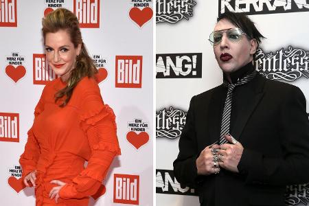 Katja Kessler und Marilyn Manson