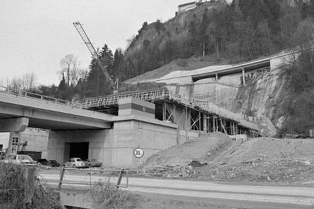 05/2025 Bauarbeiten Pfändertunnel 1974 bis 1980