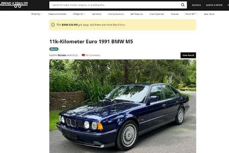 BMW M5 E34 Limousine (1991) Inserat August 2022