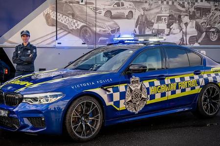 BMW M5 Competition Victoria Police