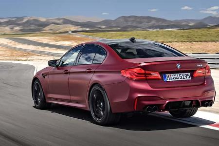 BMW M5 2018, Sperrfrist 21.8.2017 19.10 Uhr