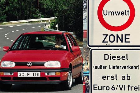 Alte Diesel Umweltzone Dieselfahrverbot