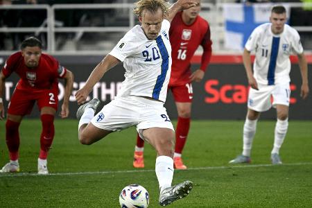 Ohne Lewandowski: Polen verliert in Finnland Ohne Lewandowski: Polen verliert in Finnland