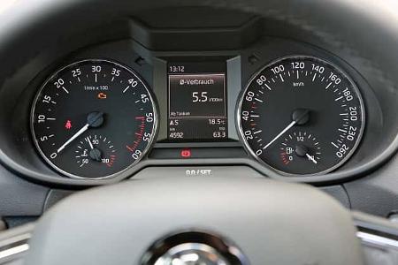 Skoda Octavia Greenline, Rundinstrumente