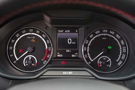 Skoda Octavia Combi RS 2.0 TDI 4x4, Rundinstrumente