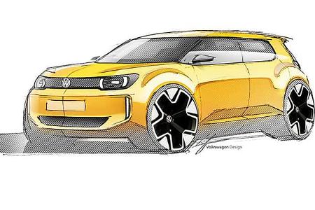 VW ID.Every 1 ID.1 Skizze Zeichnung Concept Car
