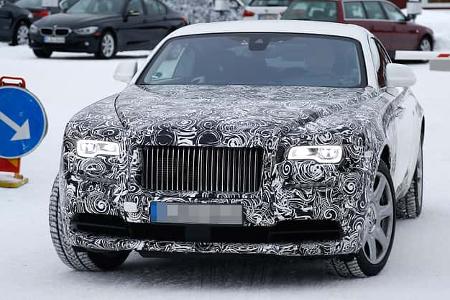 Rolls-Royce Wraith Facelift Erlkönig 03/2016