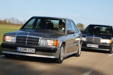 Mercedes-Benz 190 E 2.3-16 und Mercedes-Benz 190 E 2.5-16 - Fahraufnahme