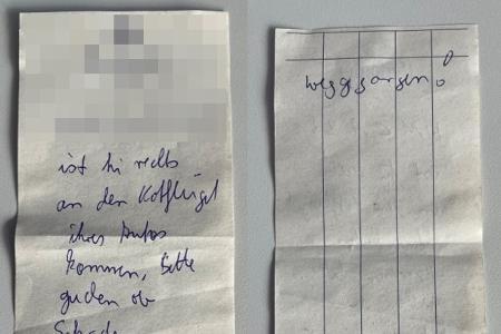 handgeschriebene Notiz handgeschriebene Notiz