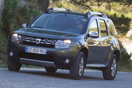 Dacia Duster dCi 110 4x4, Frontansicht